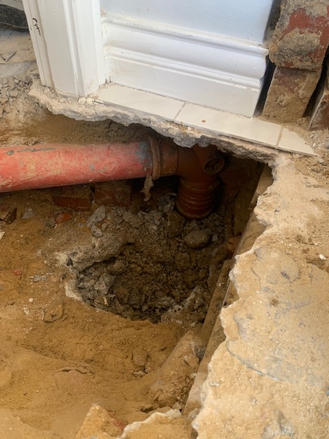 collapsed pipe blackpool