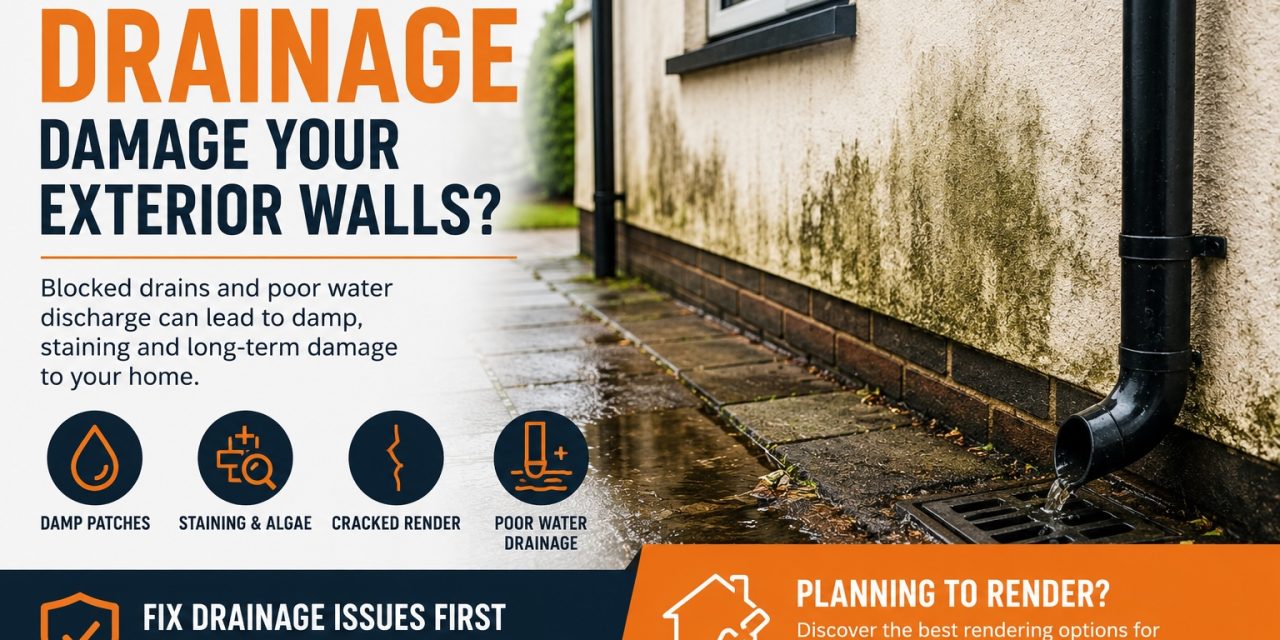 Can Poor Drainage Damage Your Exterior Walls?